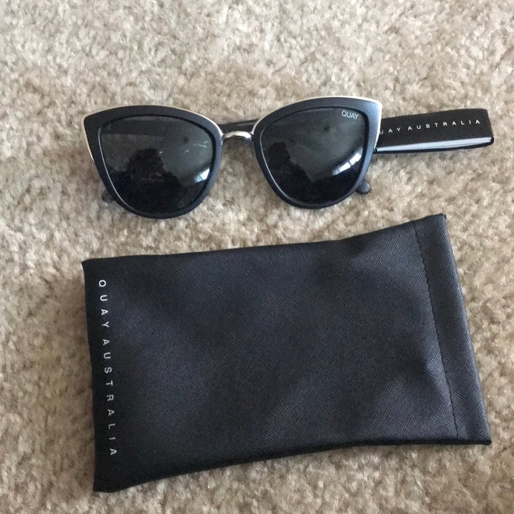 Quay Australia Black Sunglasses New